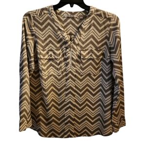 Valerie Stevens Blouse Long Sleeve Size Small